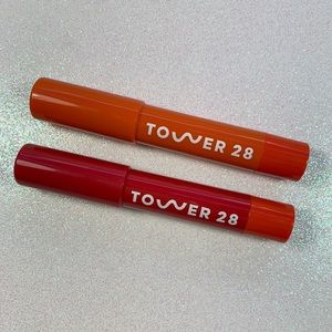 Tower 28 Tinted Lip Balm bundle: Squeeze & Drink